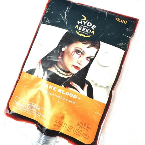 Hyde & Eek! Fake Blood - Perfect for Costumes and Halloween 3.38 fl oz - Picture 5 of 6